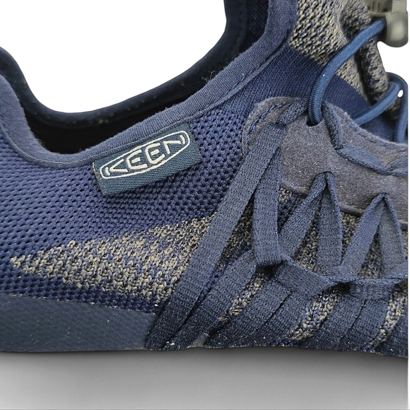 KEEN Men's Uneek Exo Blue Slip-on Bungee Trail Sneaker Size 11 - Picture 7 of 8